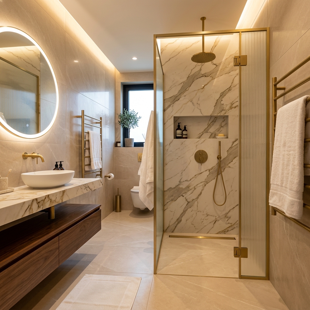 Carrelage salle de bain et douche premium