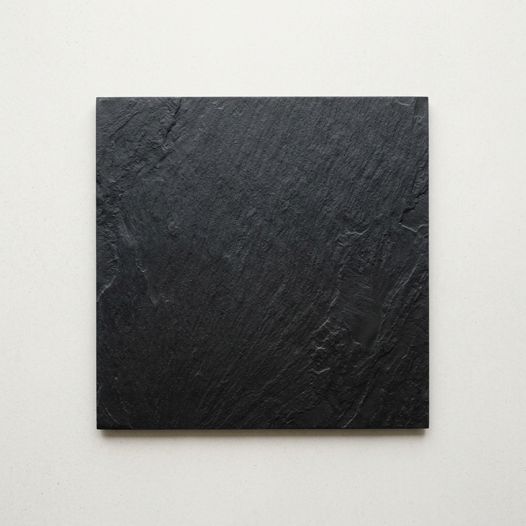 Carrelage Noir Absolu — grès cérame mat premium